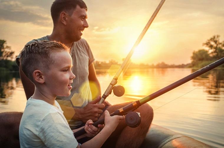 vacances en famille pêche