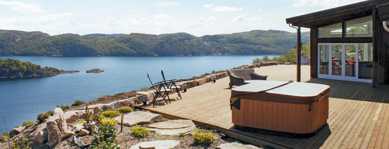 Location de vacances en Norvège avec jacuzzi